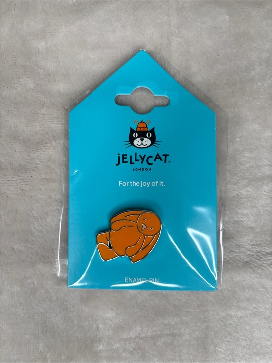 Jellycat Other - Jellycat Orange Bunny Enamel Pin
